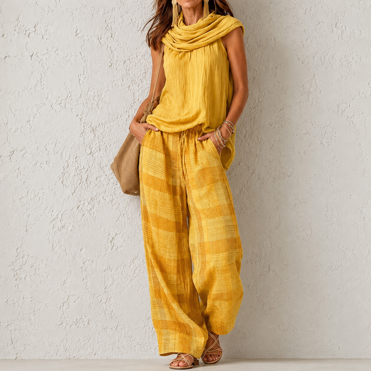 Odilinda | Conjunto Bohemio Confortable | Blanca Vela