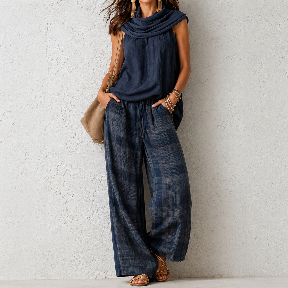Odilinda | Conjunto Bohemio Confortable | Blanca Vela
