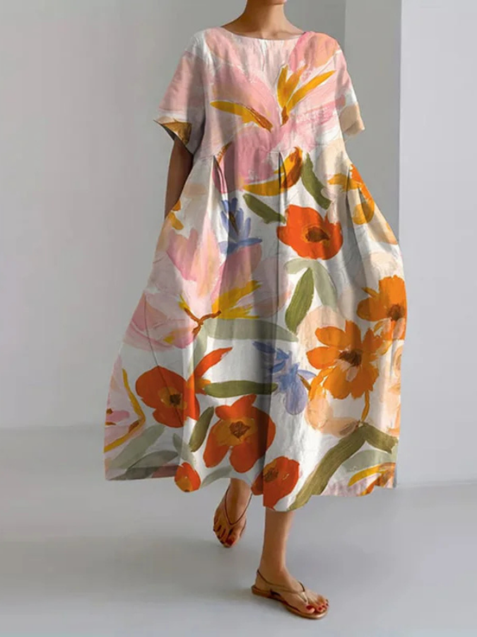 Vestido de verano floral Valeno | Blanca Vela