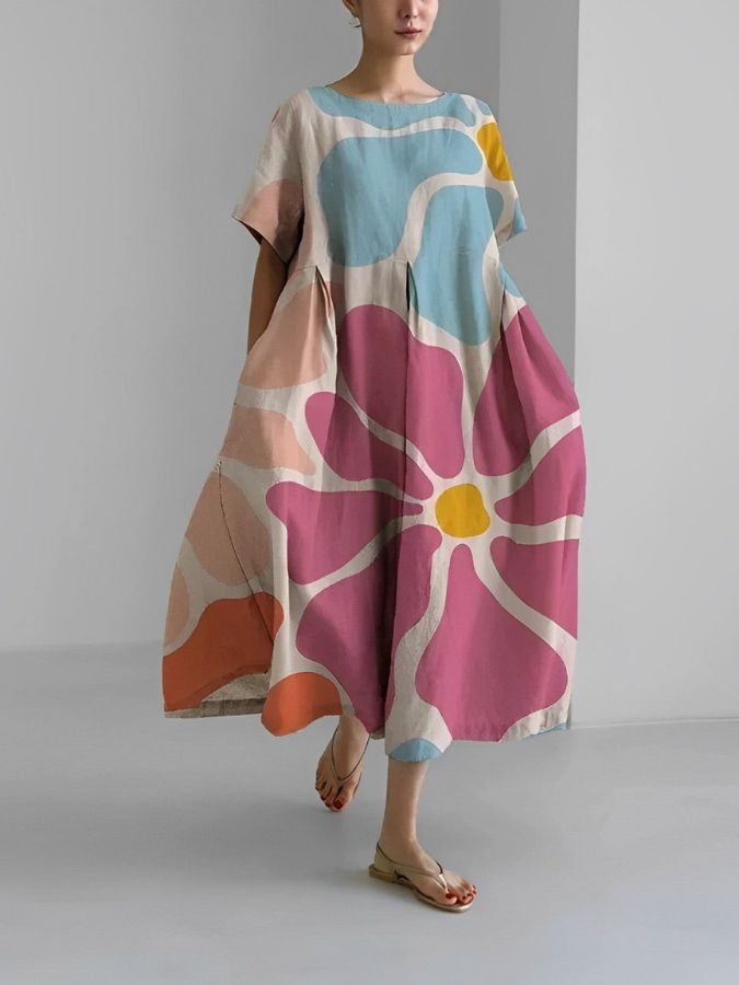 Vestido de verano floral Valeno | Blanca Vela