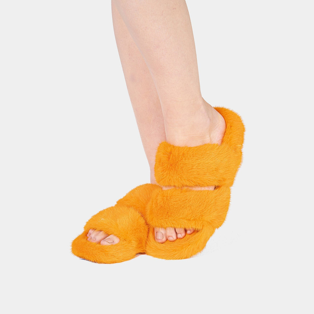 Cortina - Doble Ranura en Visone (naranja) | Blanca Vela