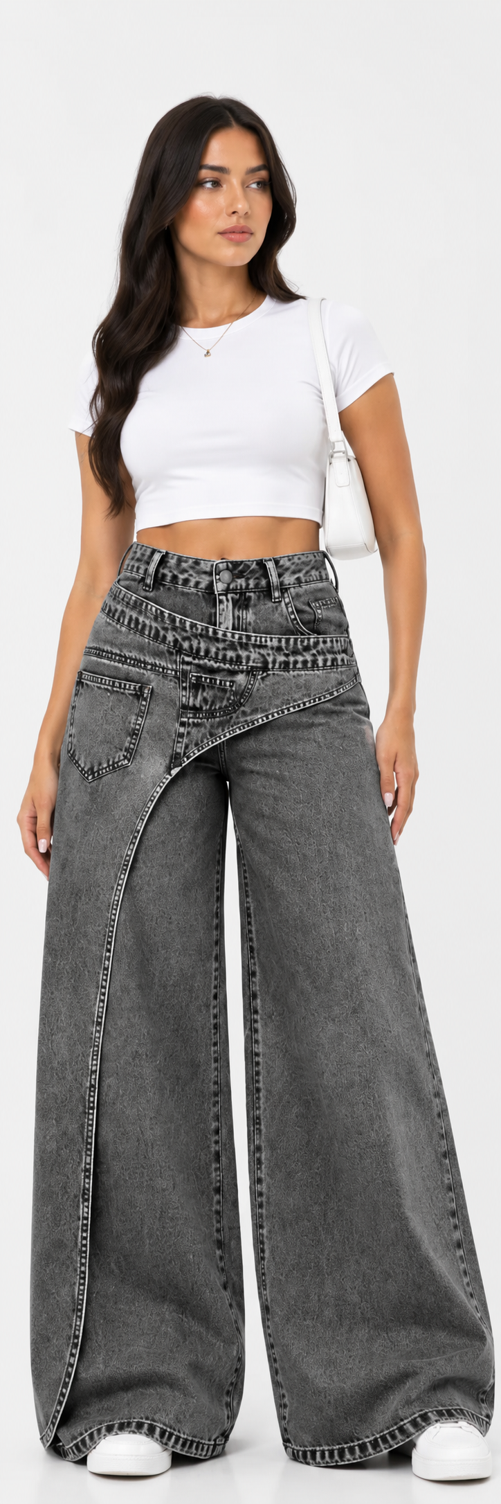 VAQUERO WIDE LEG ASIMÉTRICO | Blanca Vela