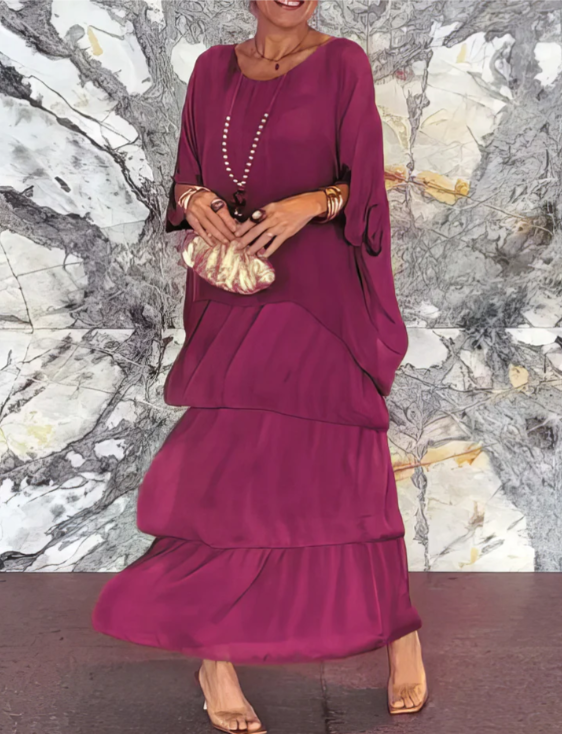 Lara – Elegante vestido largo y vaporoso | Blanca Vela