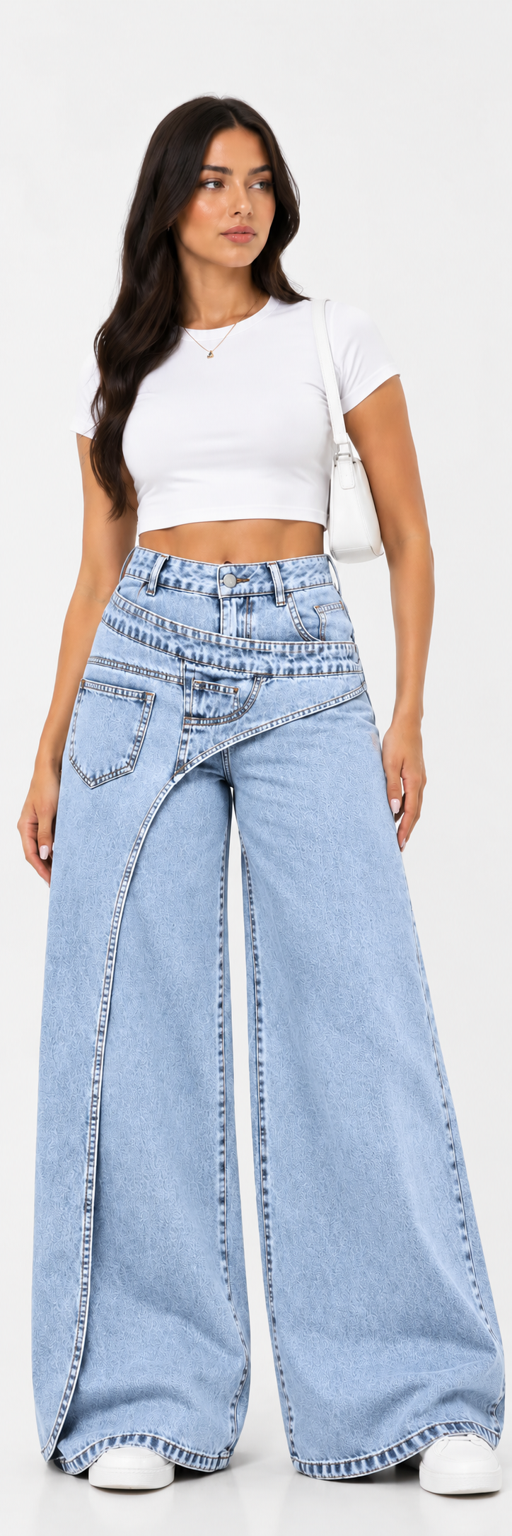 VAQUERO WIDE LEG ASIMÉTRICO | Blanca Vela