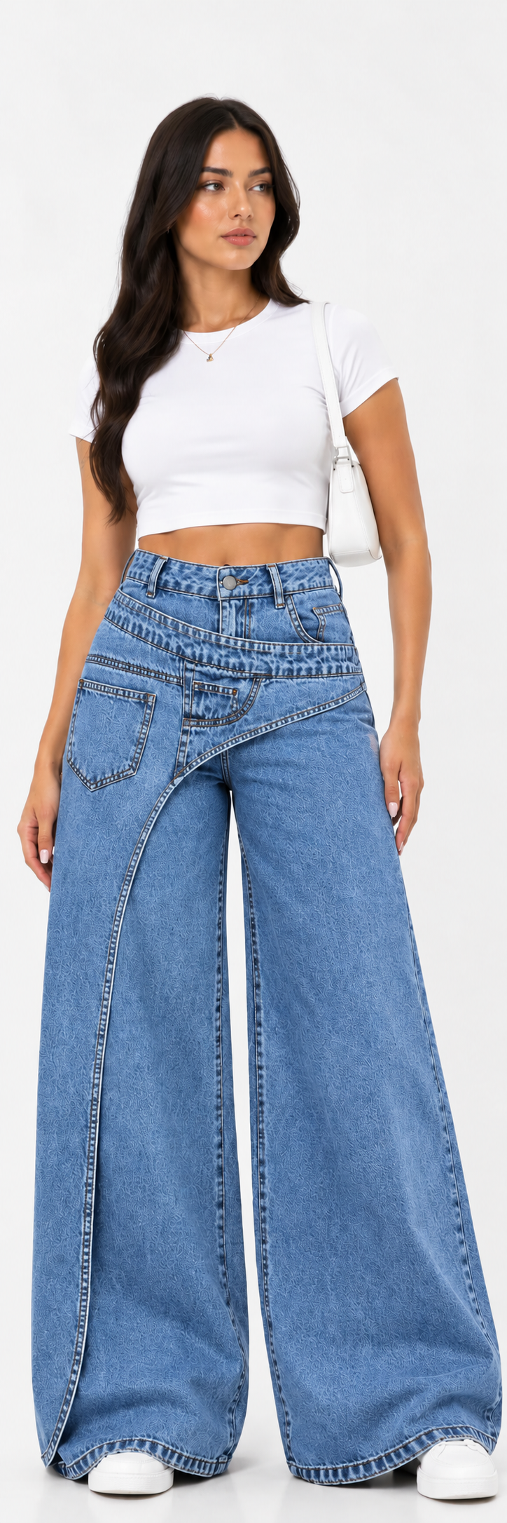 VAQUERO WIDE LEG ASIMÉTRICO | Blanca Vela