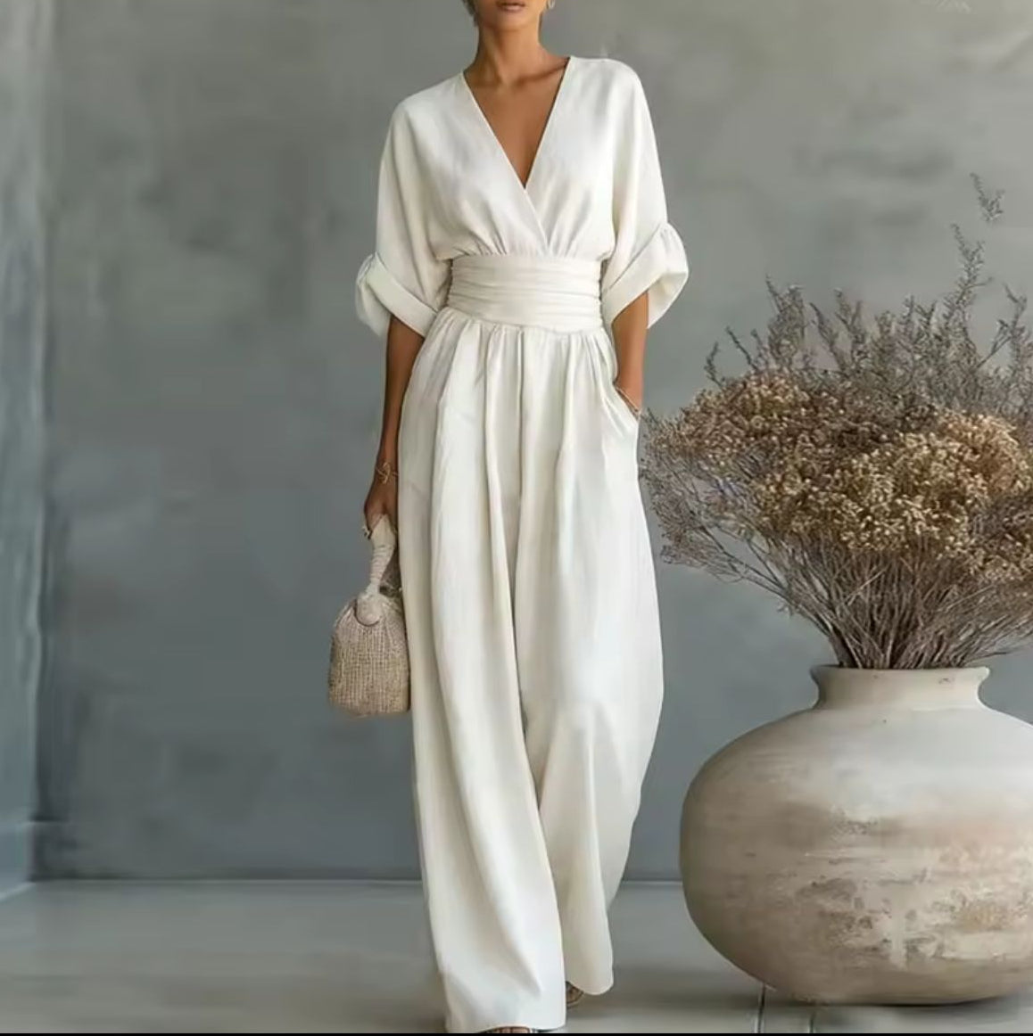 MARTA | Mono con manga kimono | Blanca Vela