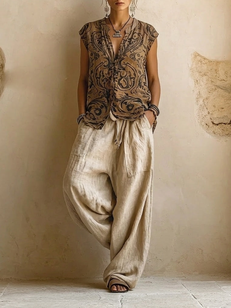 Patrizia | Conjunto de Tres Piezas | Blanca Vela