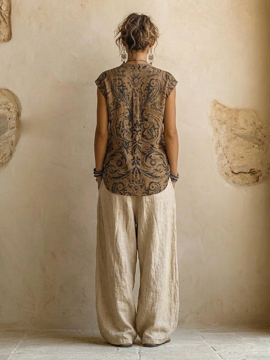 Patrizia | Conjunto de Tres Piezas | Blanca Vela