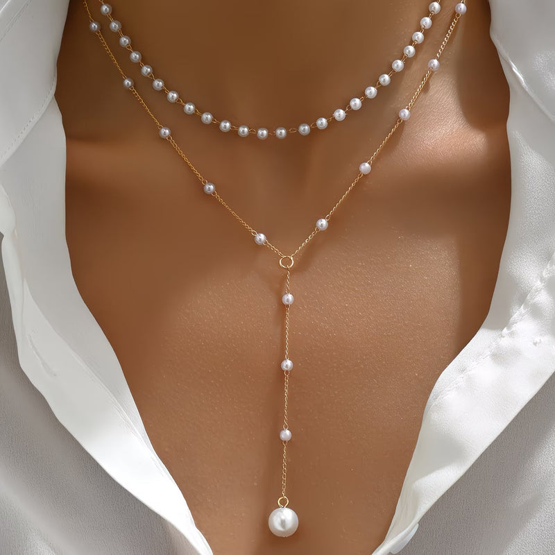 Collar con Perlas Graduadas | Blanca Vela