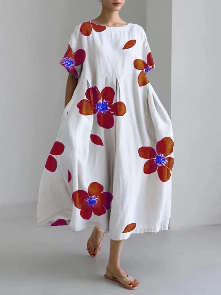 Vestido de verano floral Novi | Blanca Vela