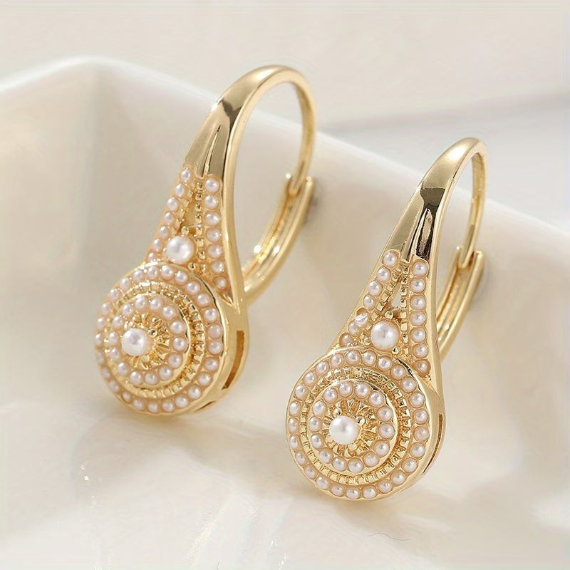 Pendientes Elegantes con Perlas | Blanca Vela