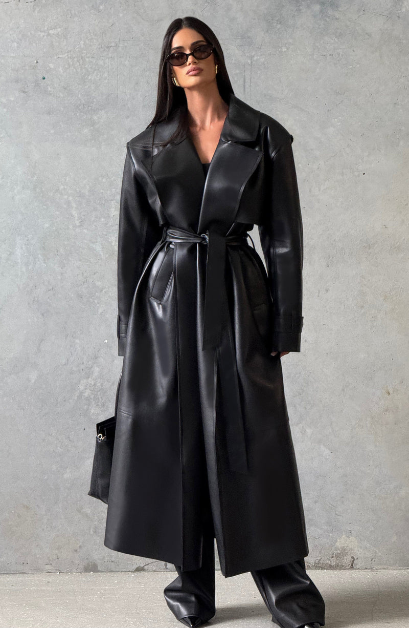 Trench Bridget - Negro | Blanca Vela