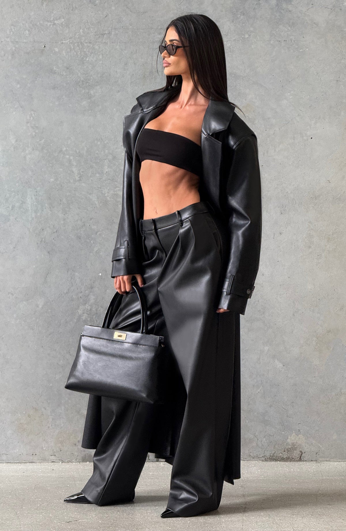 Trench Bridget - Negro | Blanca Vela
