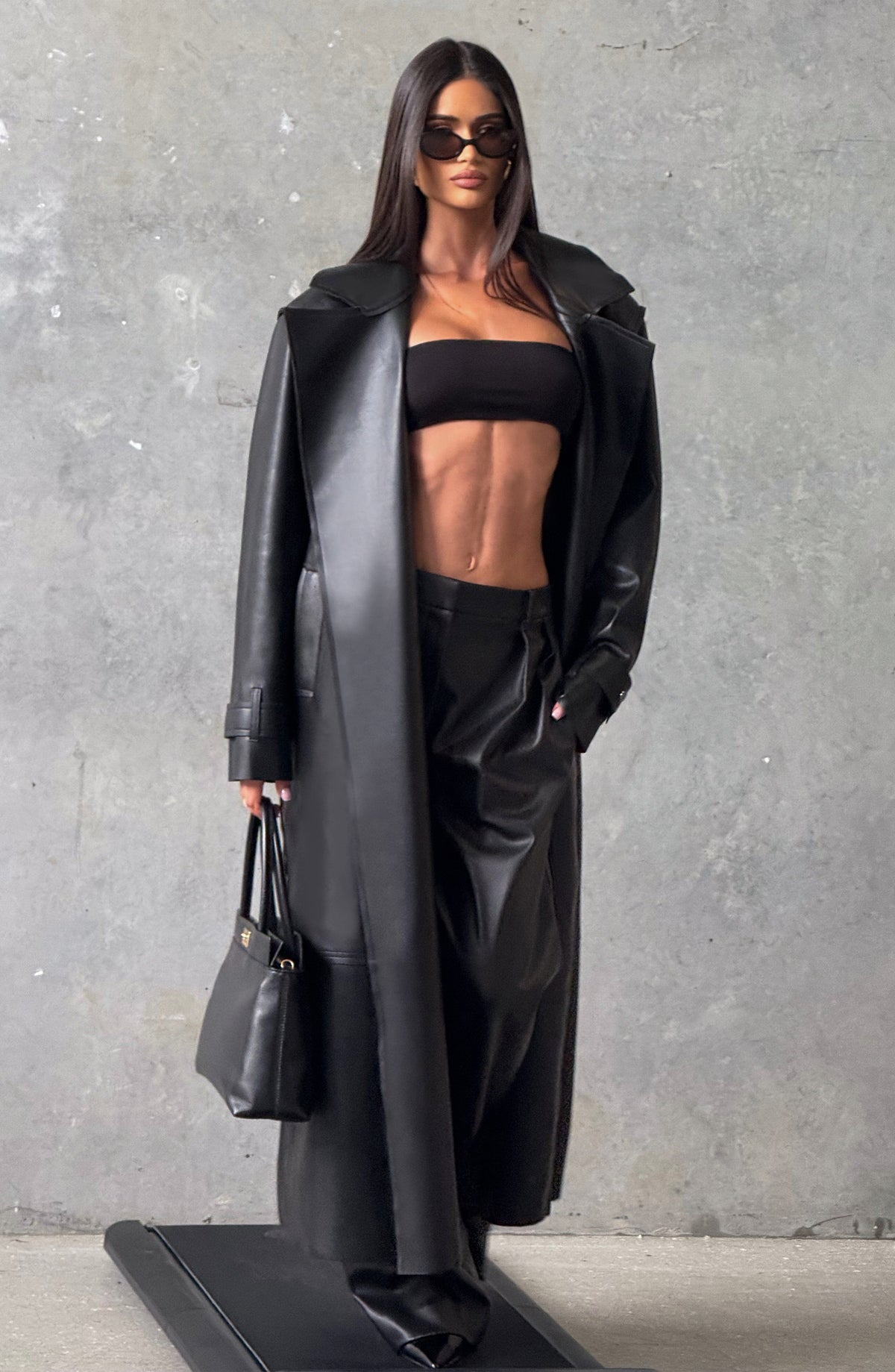 Trench Bridget - Negro | Blanca Vela