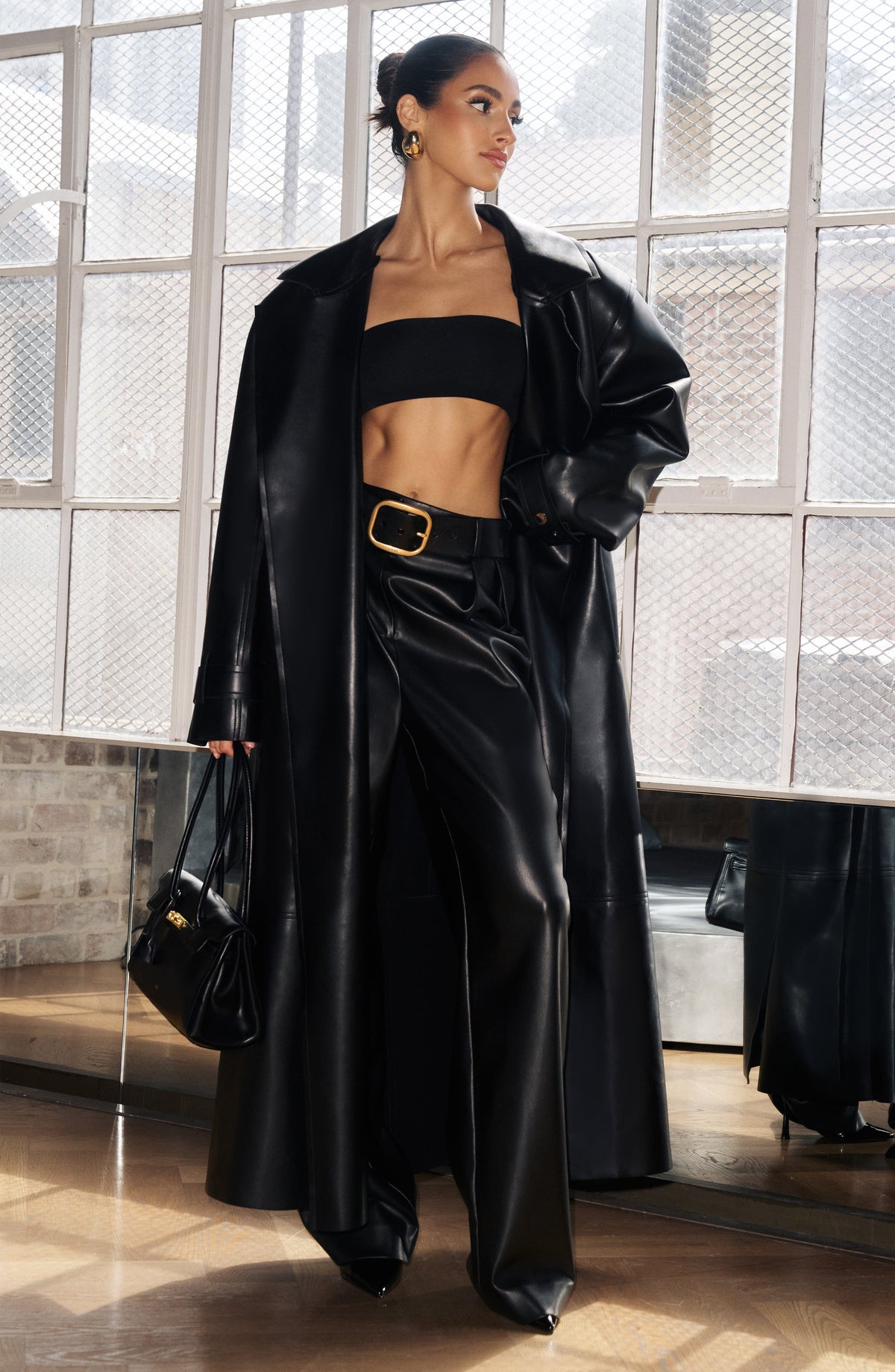 Trench Bridget - Negro | Blanca Vela