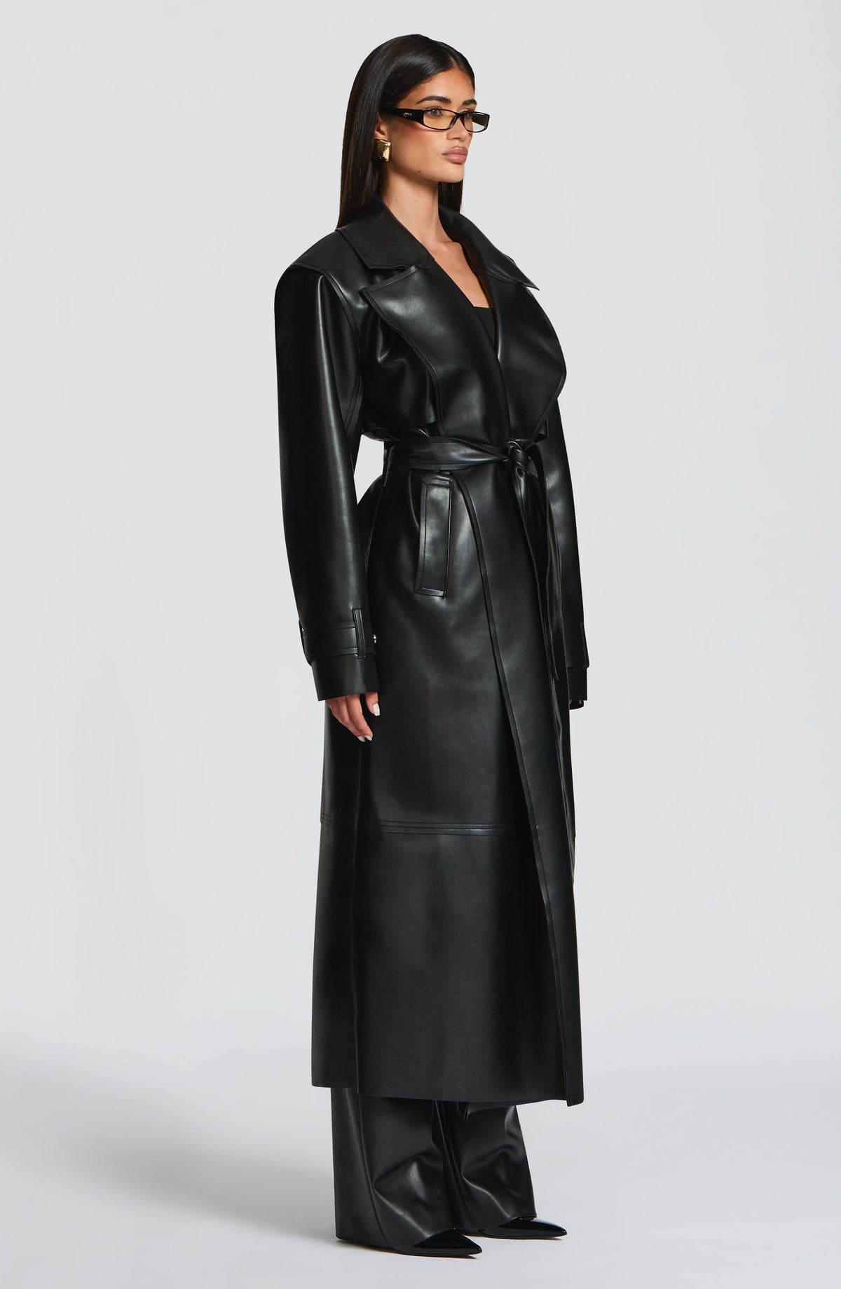Trench Bridget - Negro | Blanca Vela