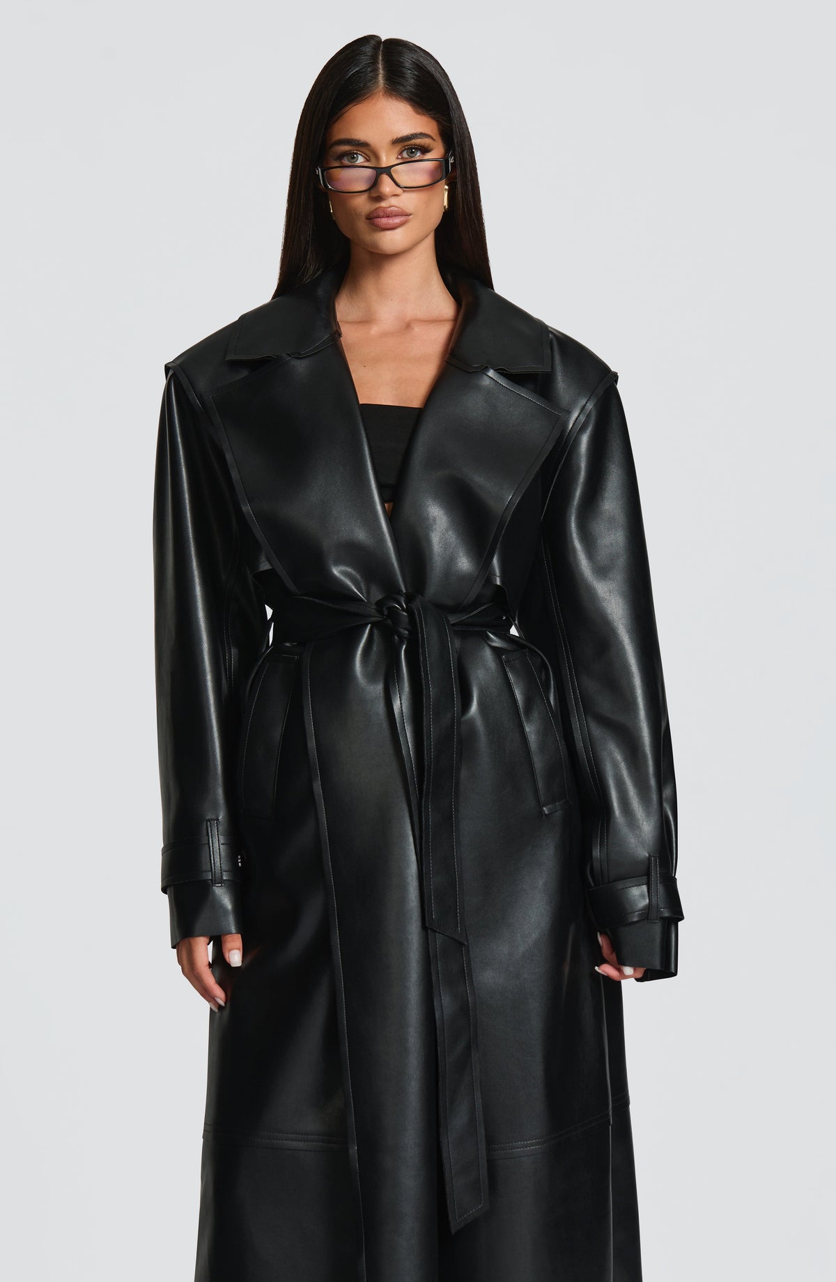 Trench Bridget - Negro | Blanca Vela