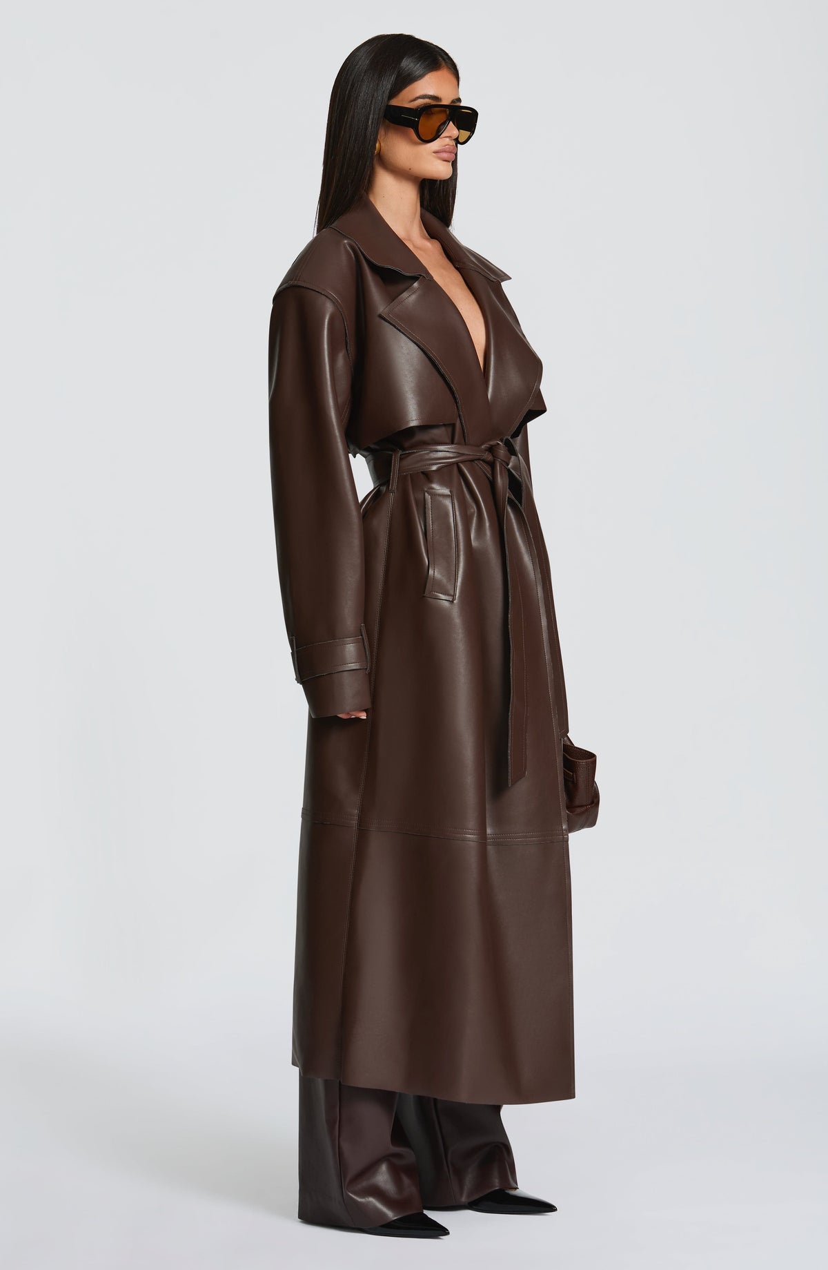 Trench Bridget - Marrón Ciruela | Blanca Vela