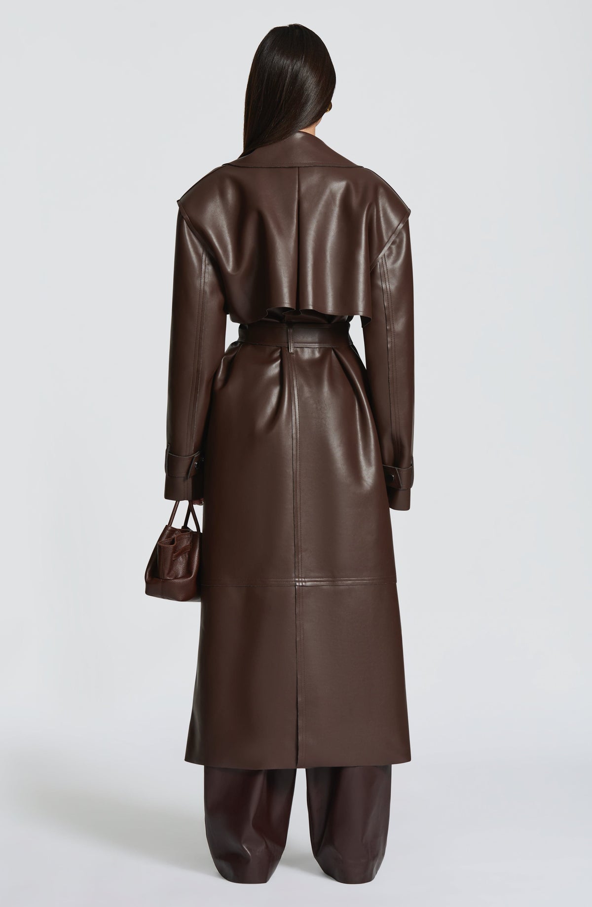 Trench Bridget - Marrón Ciruela | Blanca Vela