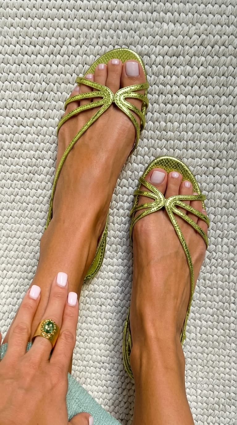 Ginevra | Sandalias doradas elegantes | Blanca Vela