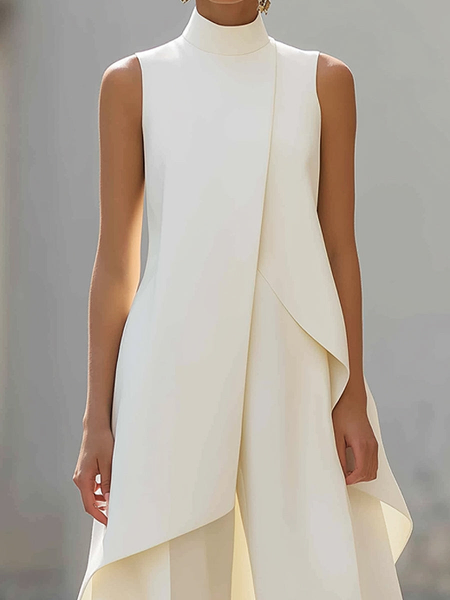 Catalina - Mono Largo con Caída Elegante | Blanca Vela