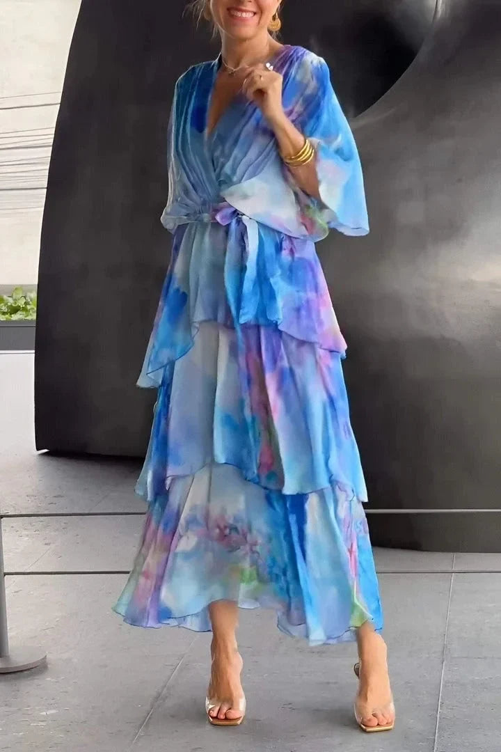 Casar – Elegante vestido de gasa | Blanca Vela