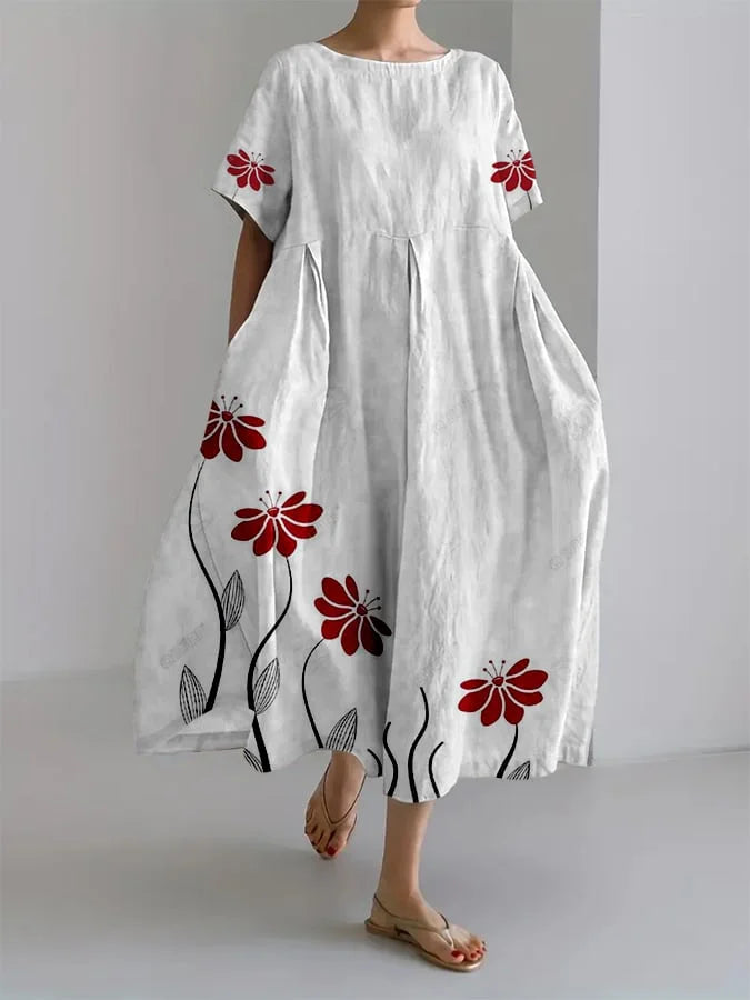 Vestido de verano floral Sabi | Blanca Vela