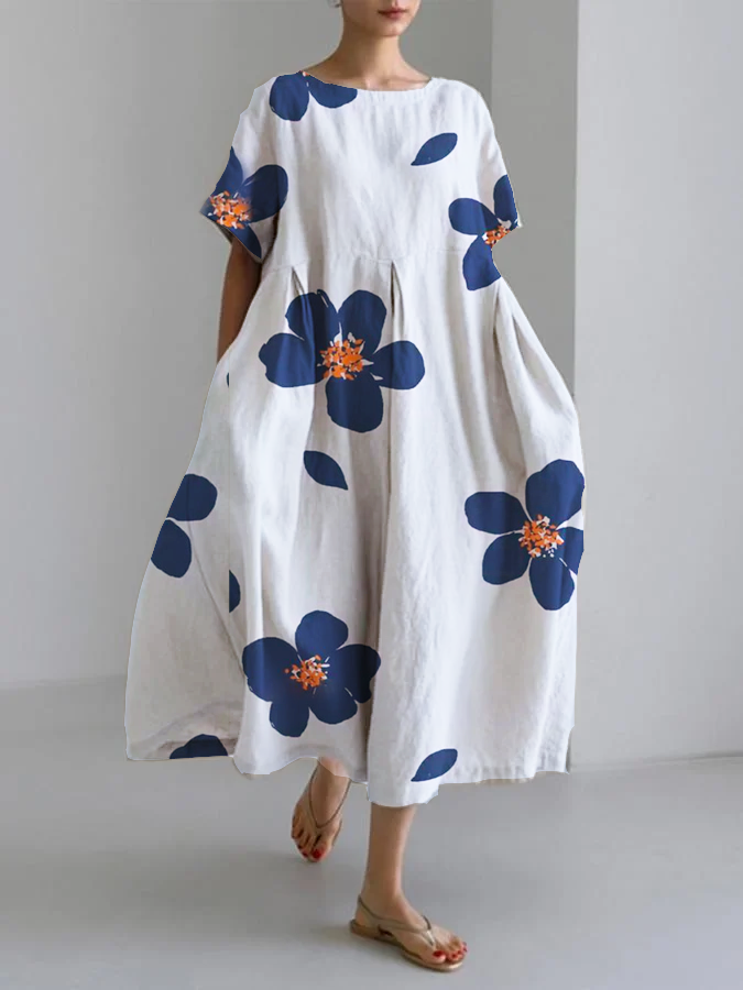 Vestido de verano floral Novi | Blanca Vela