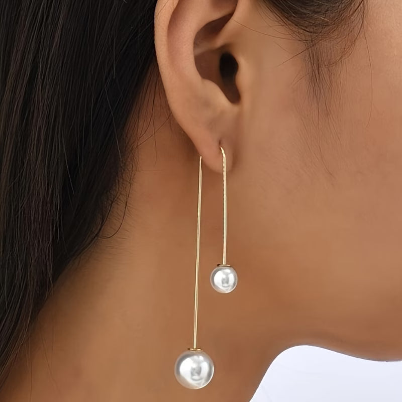 Pendientes Declaración Perla Radiante | Blanca Vela