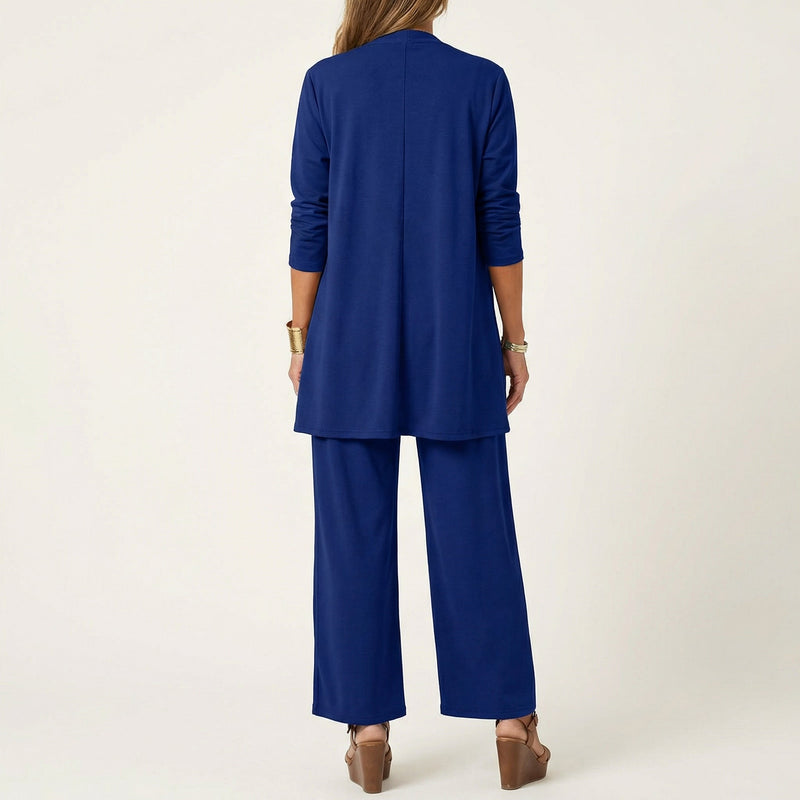 Vivienne | Conjunto Minimalista de 3 Piezas | Blanca Vela