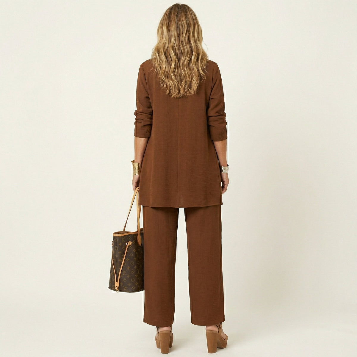 Vivienne | Conjunto Minimalista de 3 Piezas | Blanca Vela
