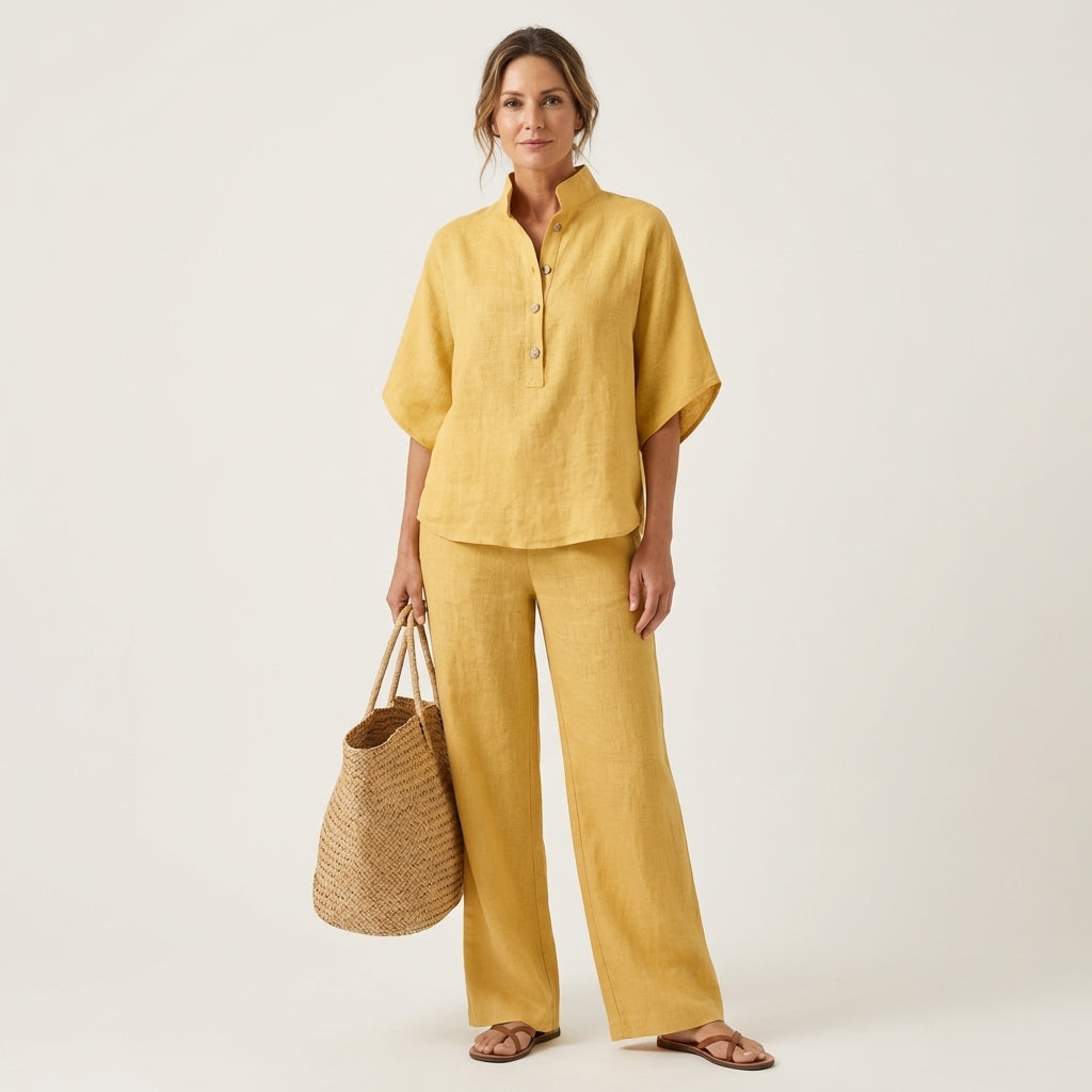 Esther | Conjunto de Dos Piezas | Blanca Vela