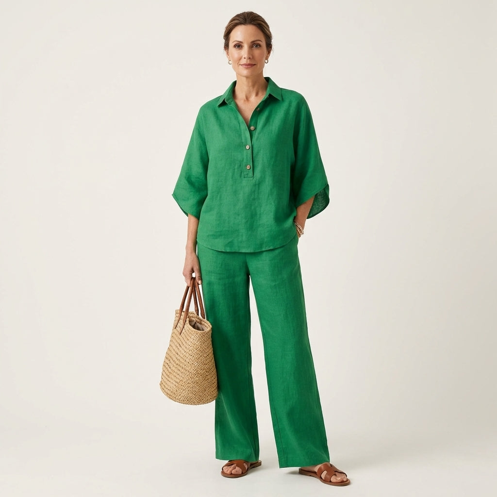 Esther | Conjunto de Dos Piezas | Blanca Vela