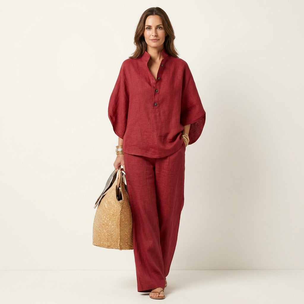 Esther | Conjunto de Dos Piezas | Blanca Vela