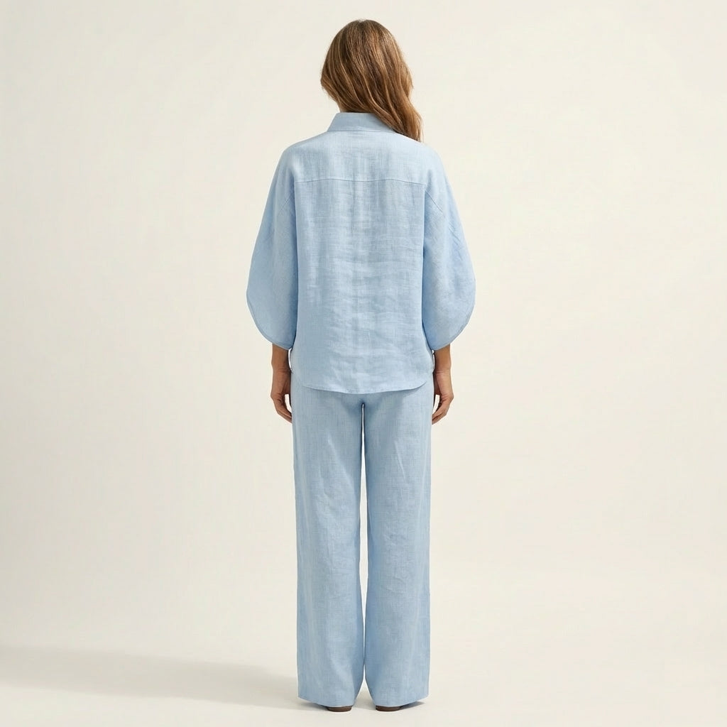 Esther | Conjunto de Dos Piezas | Blanca Vela