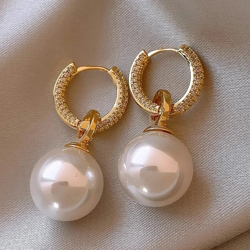 Pendientes de Perlas Deslumbrantes | Blanca Vela