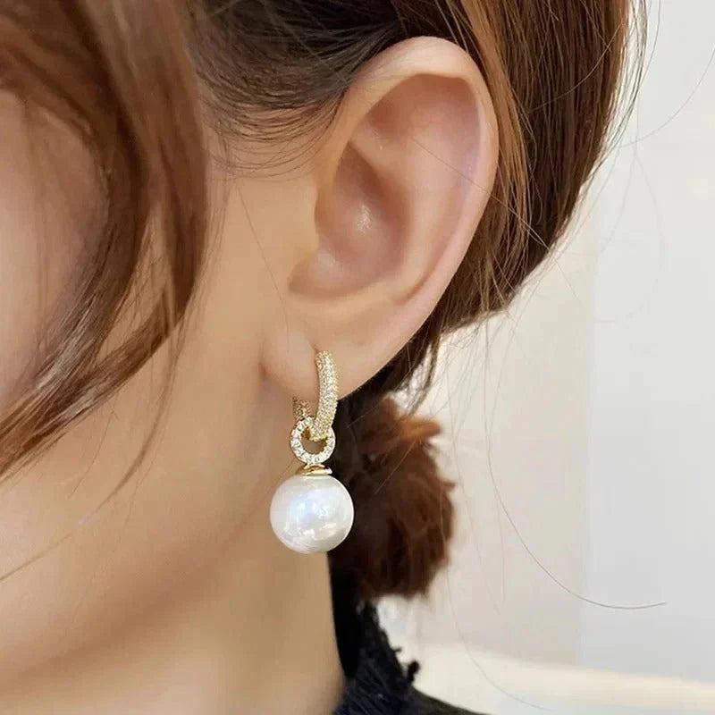 Pendientes de Perlas Deslumbrantes | Blanca Vela