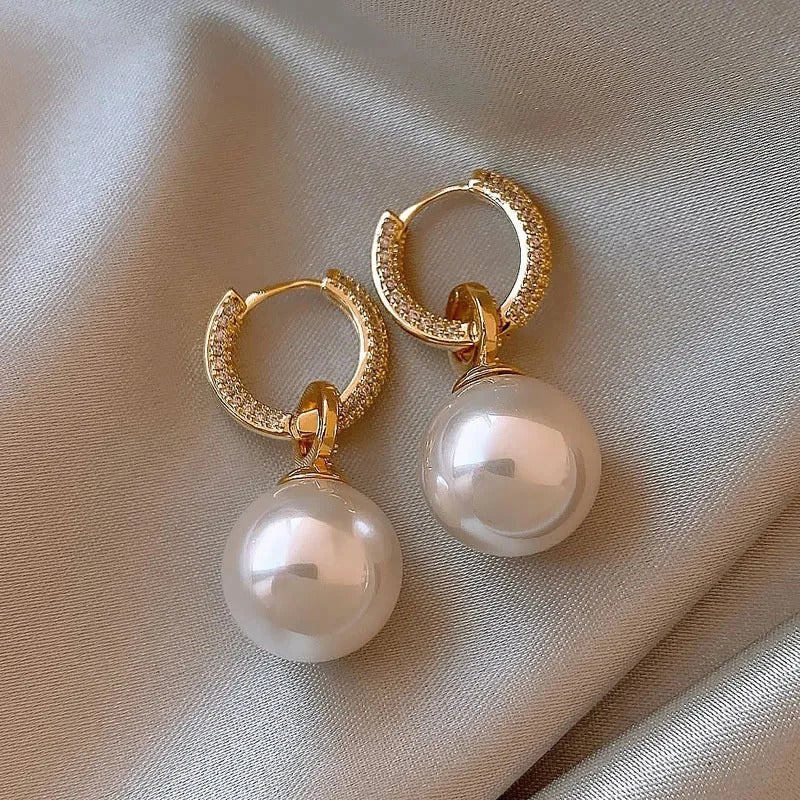 Pendientes de Perlas Deslumbrantes | Blanca Vela