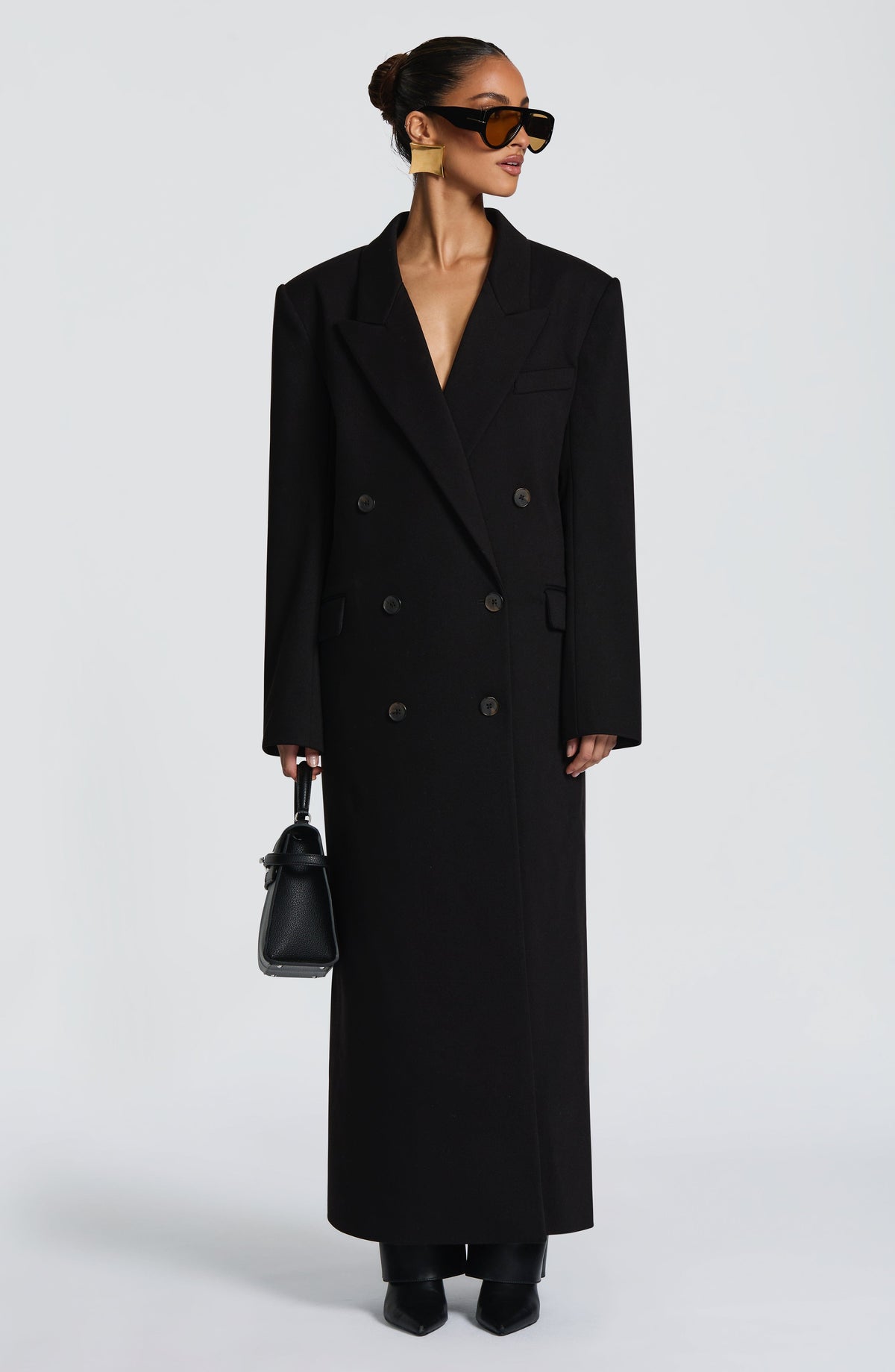 Abrigo Michelle - Negro | Blanca Vela