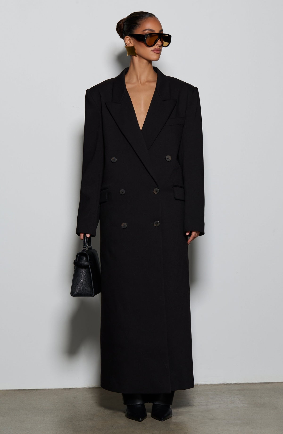 Abrigo Michelle - Negro | Blanca Vela