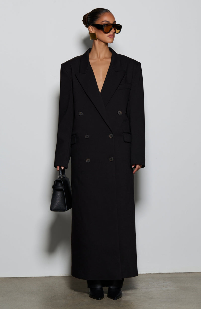 Abrigo Michelle - Negro | Blanca Vela