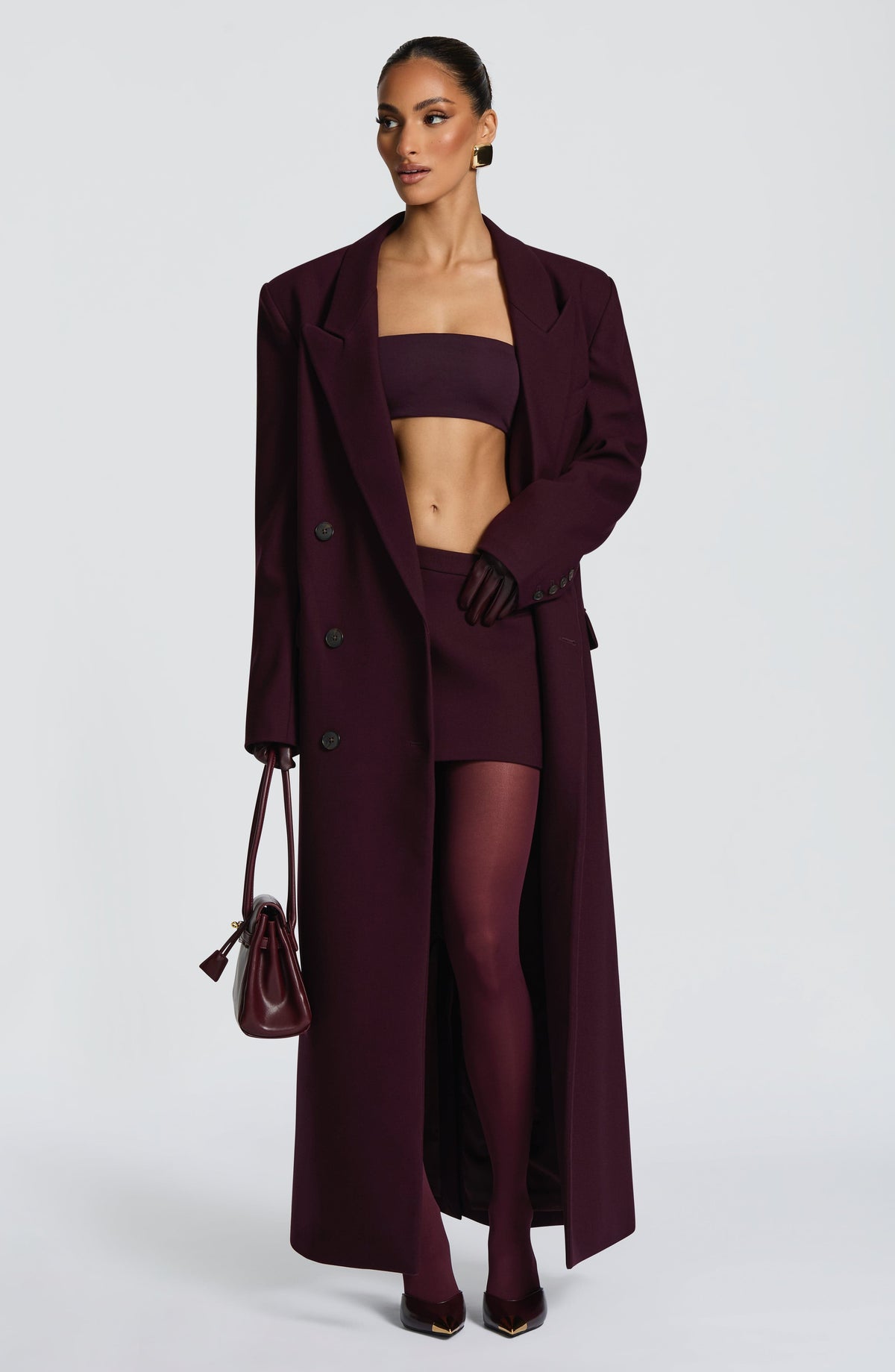 Abrigo Michelle - Ciruela | Blanca Vela