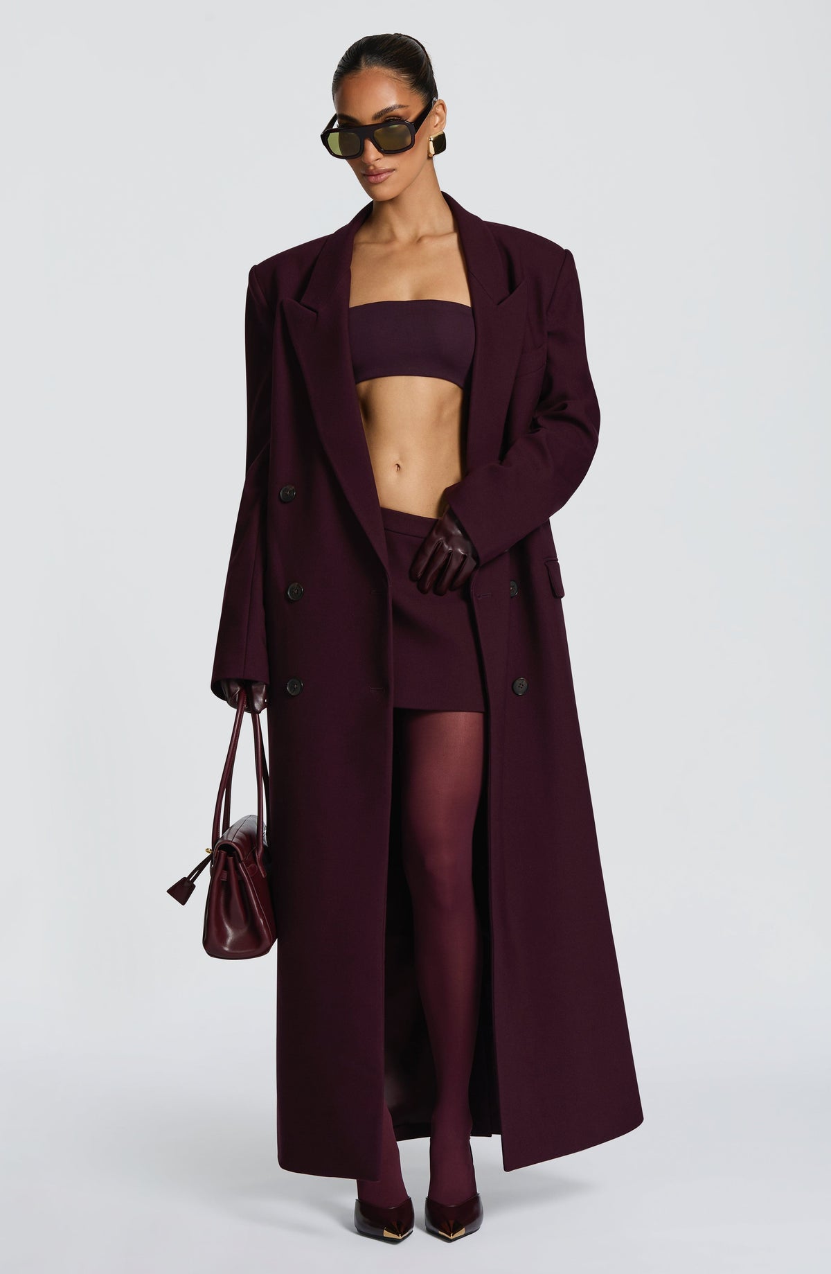 Abrigo Michelle - Ciruela | Blanca Vela