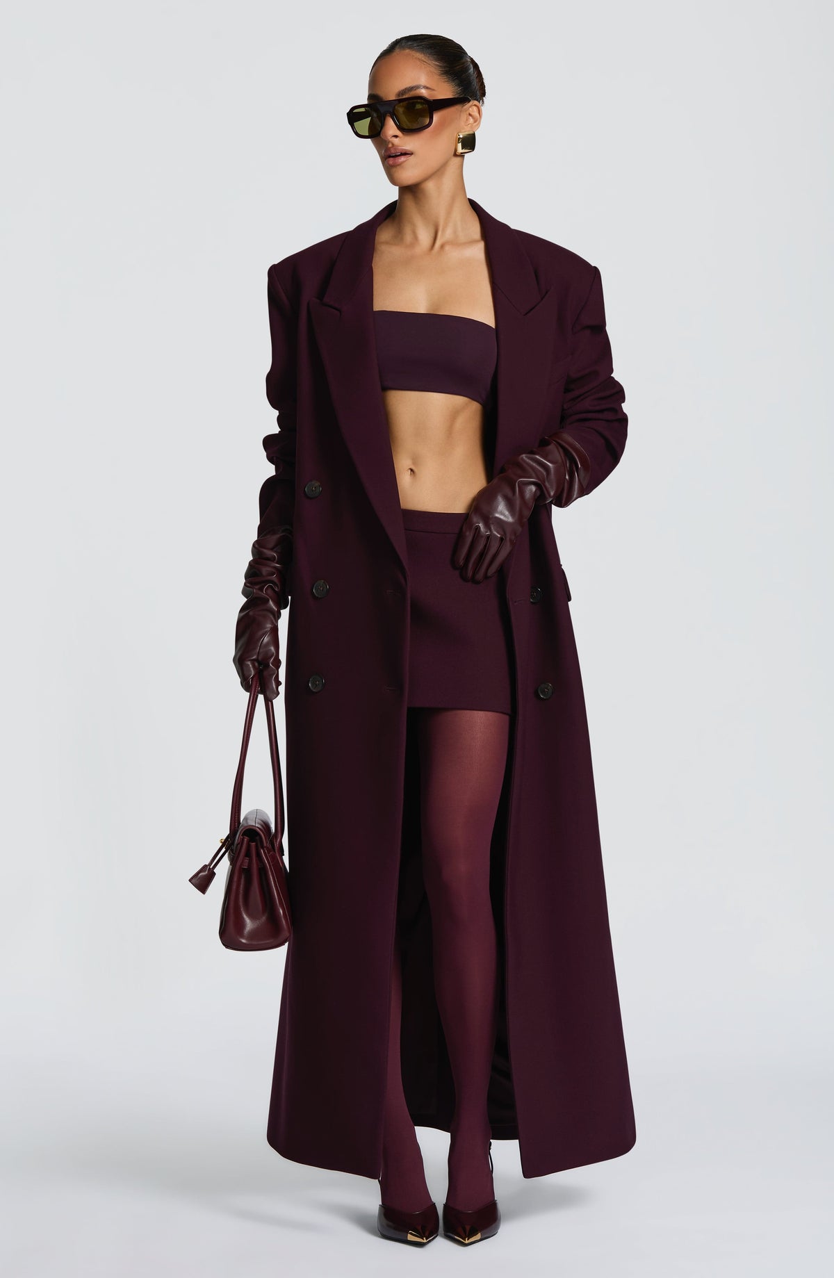 Abrigo Michelle - Ciruela | Blanca Vela