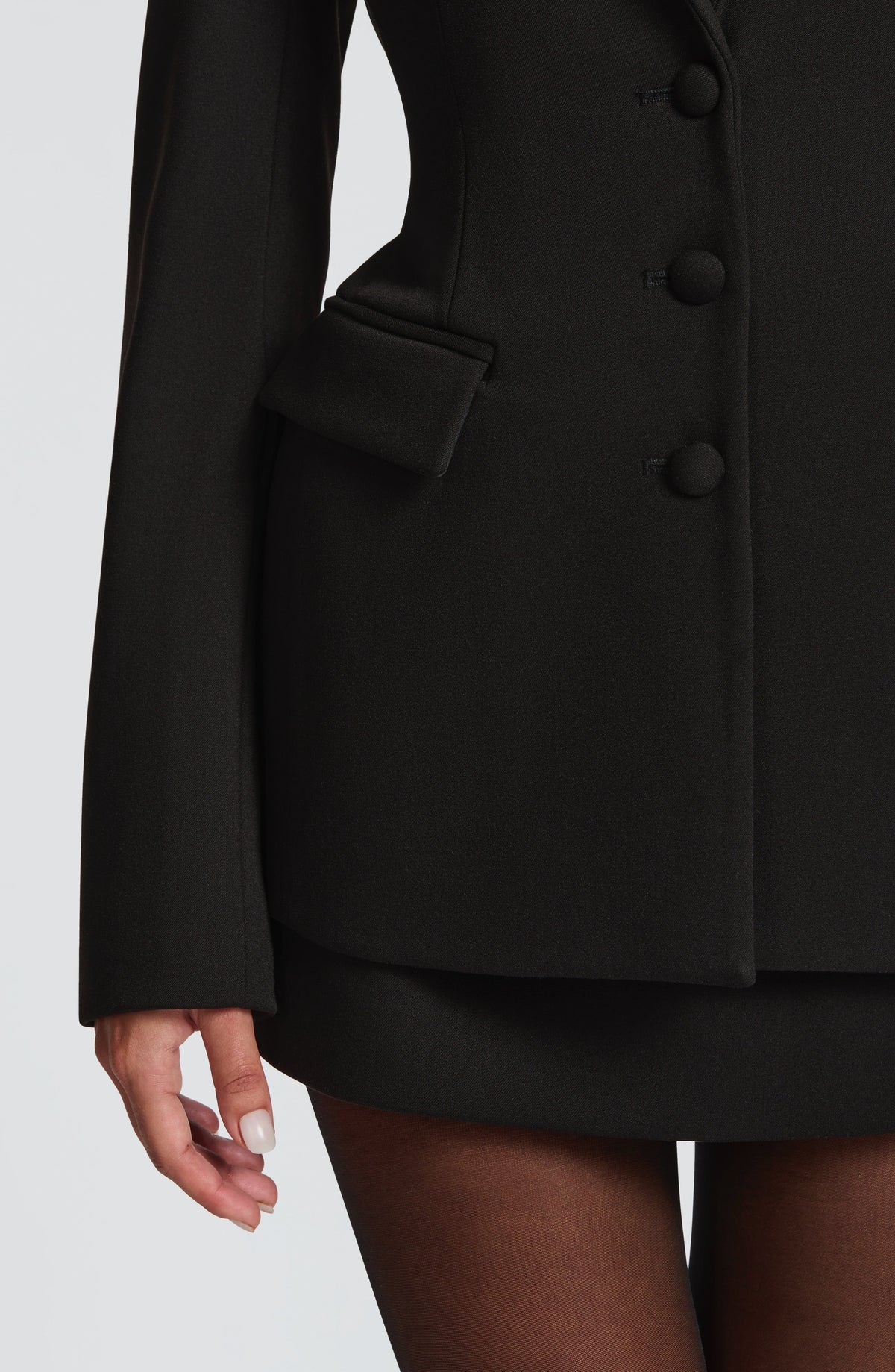 Blazer Rowena - Negro | Blanca Vela