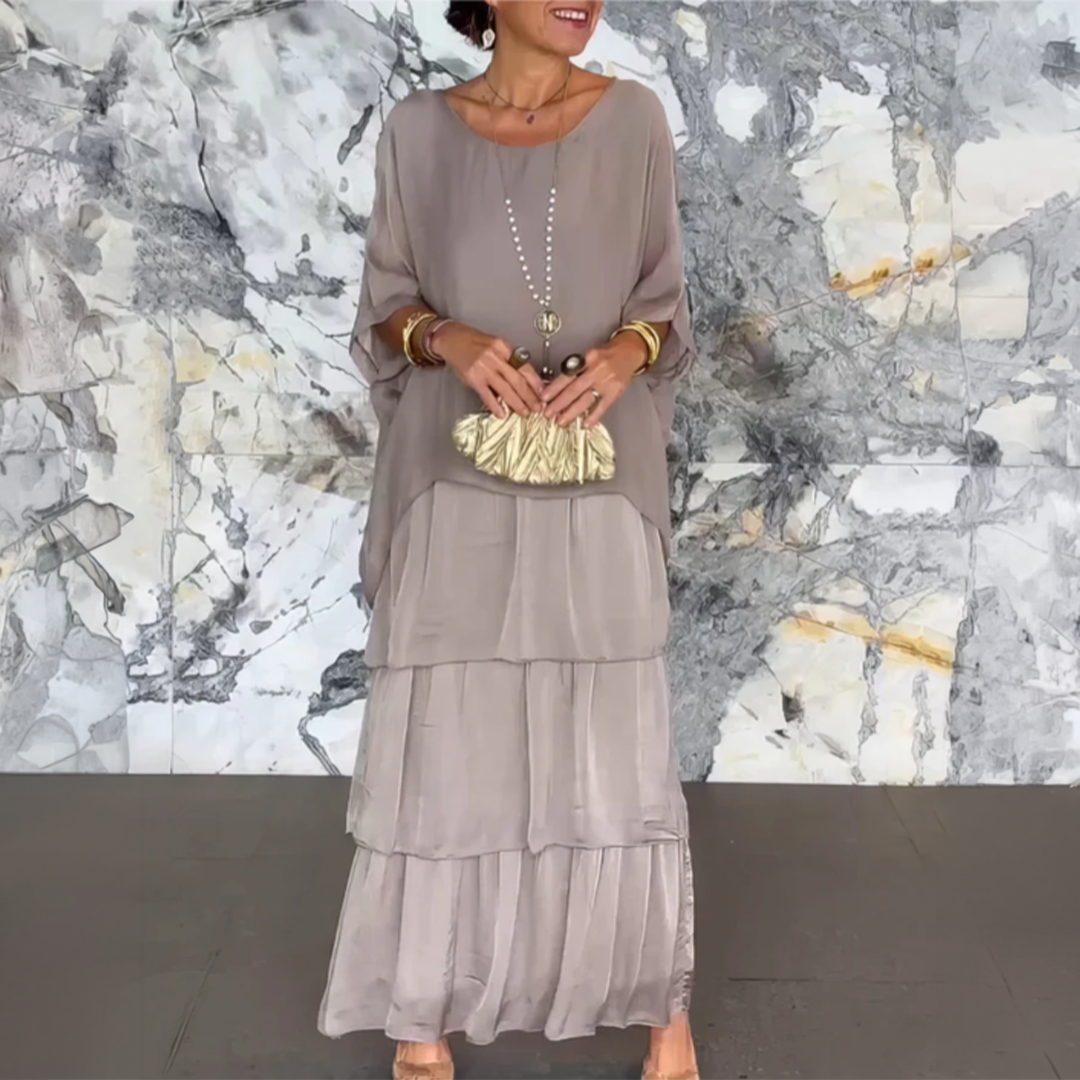 Lara – Elegante vestido largo y vaporoso | Blanca Vela