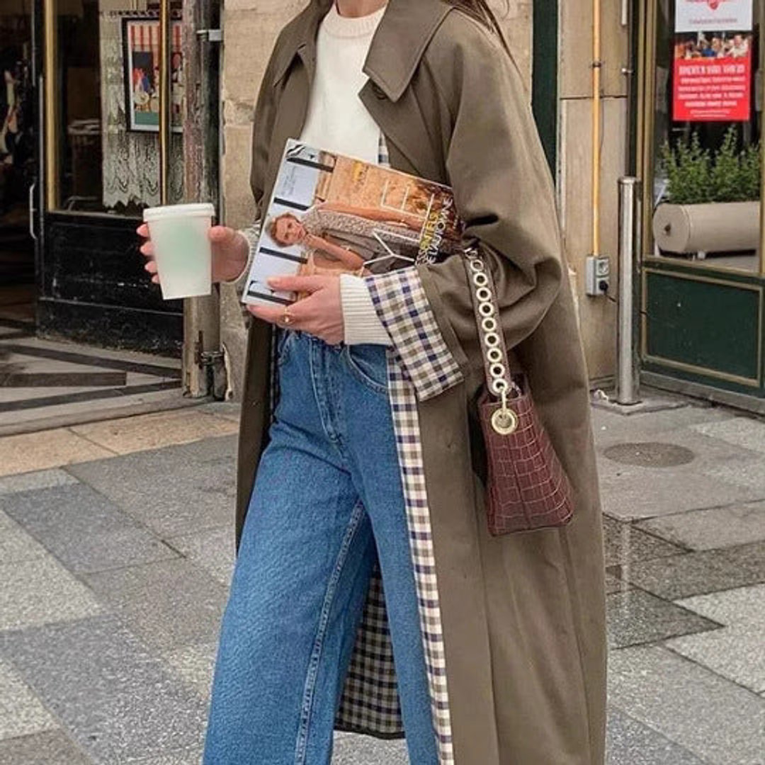 Lucia | Trench Largo Oversize Refinado | Blanca Vela