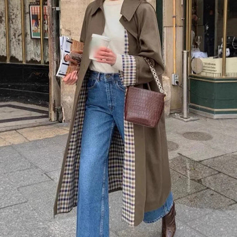 Lucia | Trench Largo Oversize Refinado | Blanca Vela