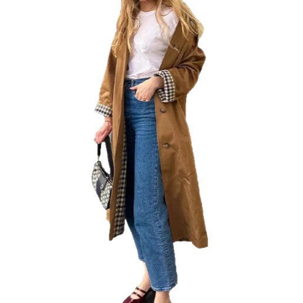 Lucia | Trench Largo Oversize Refinado | Blanca Vela